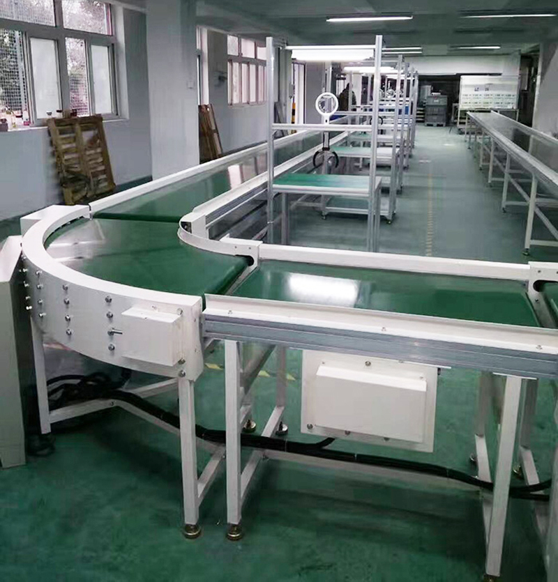 U型流水線拐角轉(zhuǎn)彎輸送裝置的特點(diǎn)介紹